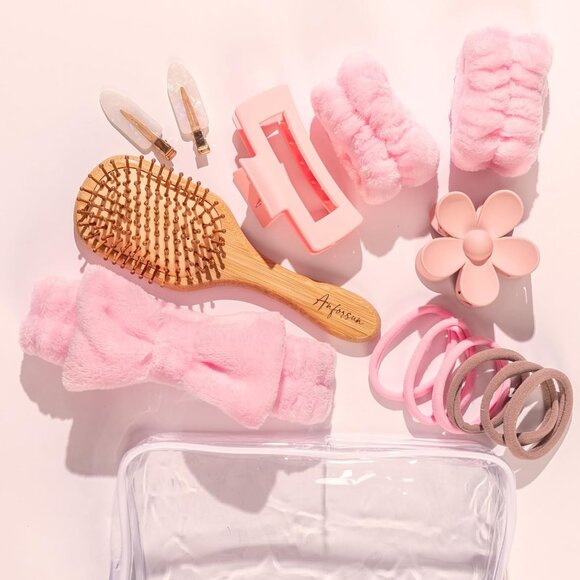 Spa Headband Wristband Set Cotton Face Mask Makeup Skin Care Gifts for Teens - Picture 1 of 6